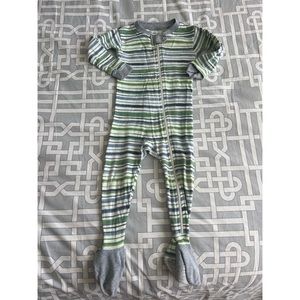 Striped Footie Pajamas